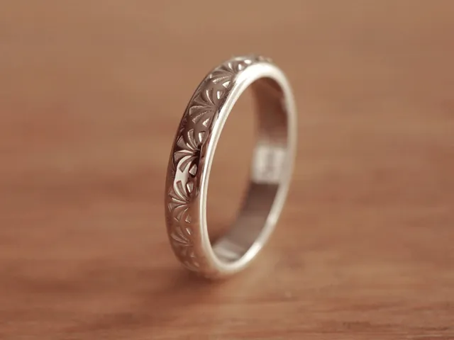 Sector Totem Wedding Band (Ring Set)
