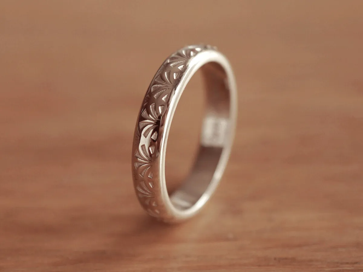 Sector Totem Wedding Band (Ring Set) — 1