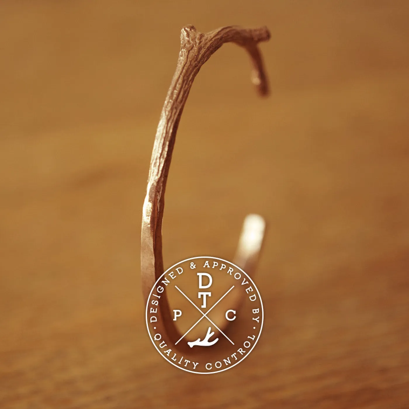 Rose Gold Da Morphing Twig Bangle — view 2