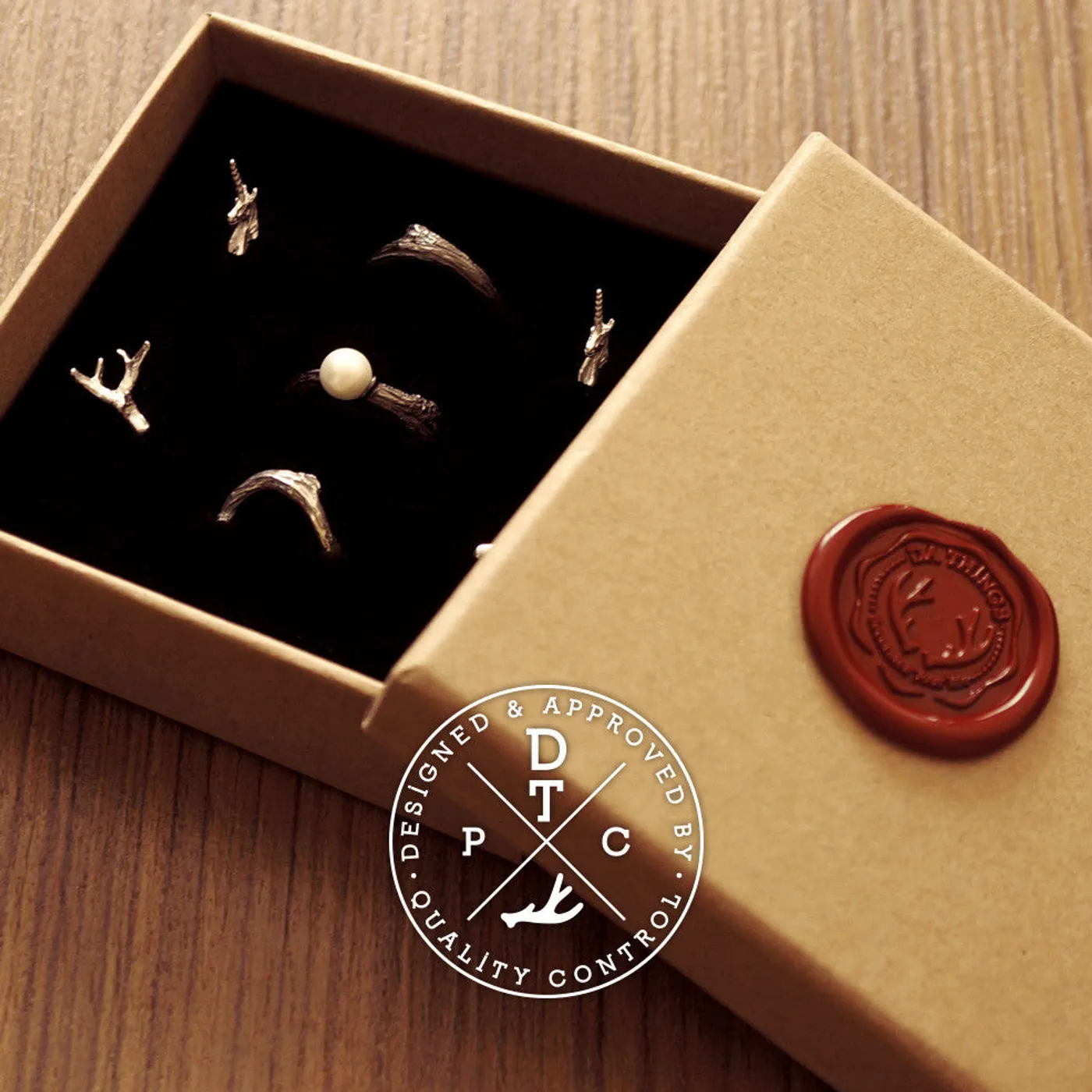 925 Silver Da Twig Rings (Fresh Water Pearl) — view 7