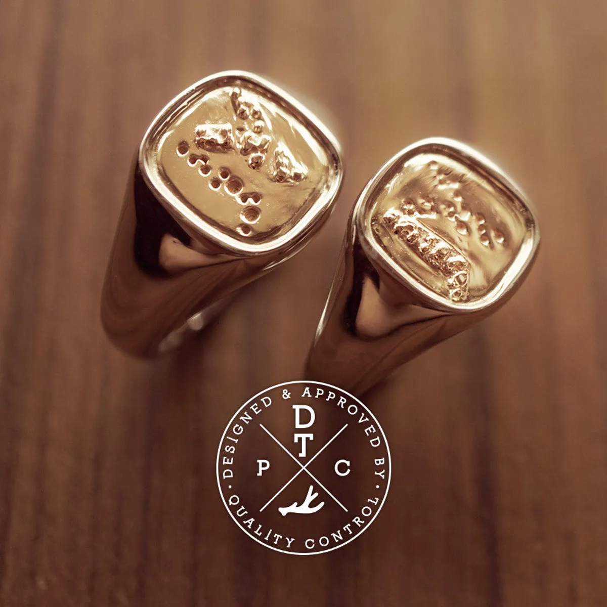 14k White & Yellow Gold Wedding Band — 2