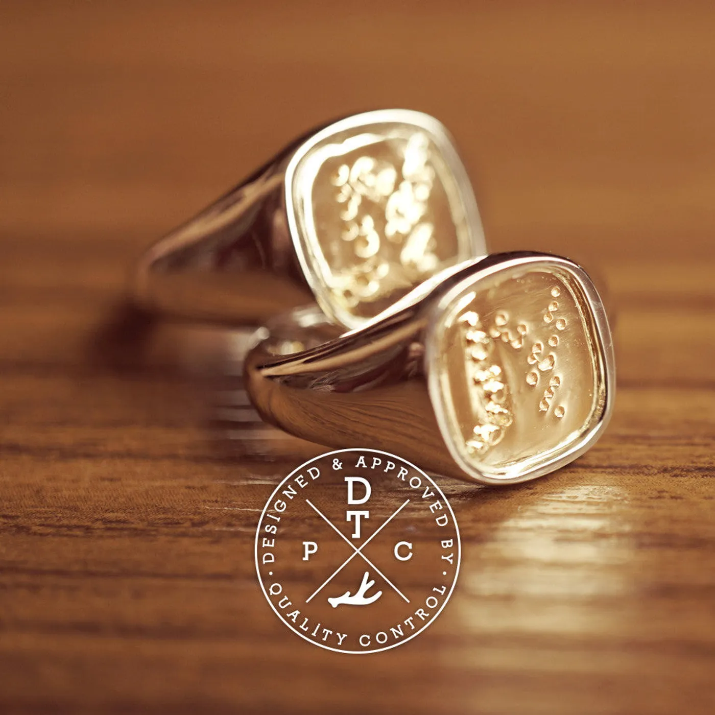14k White & Yellow Gold Wedding Band — view 6