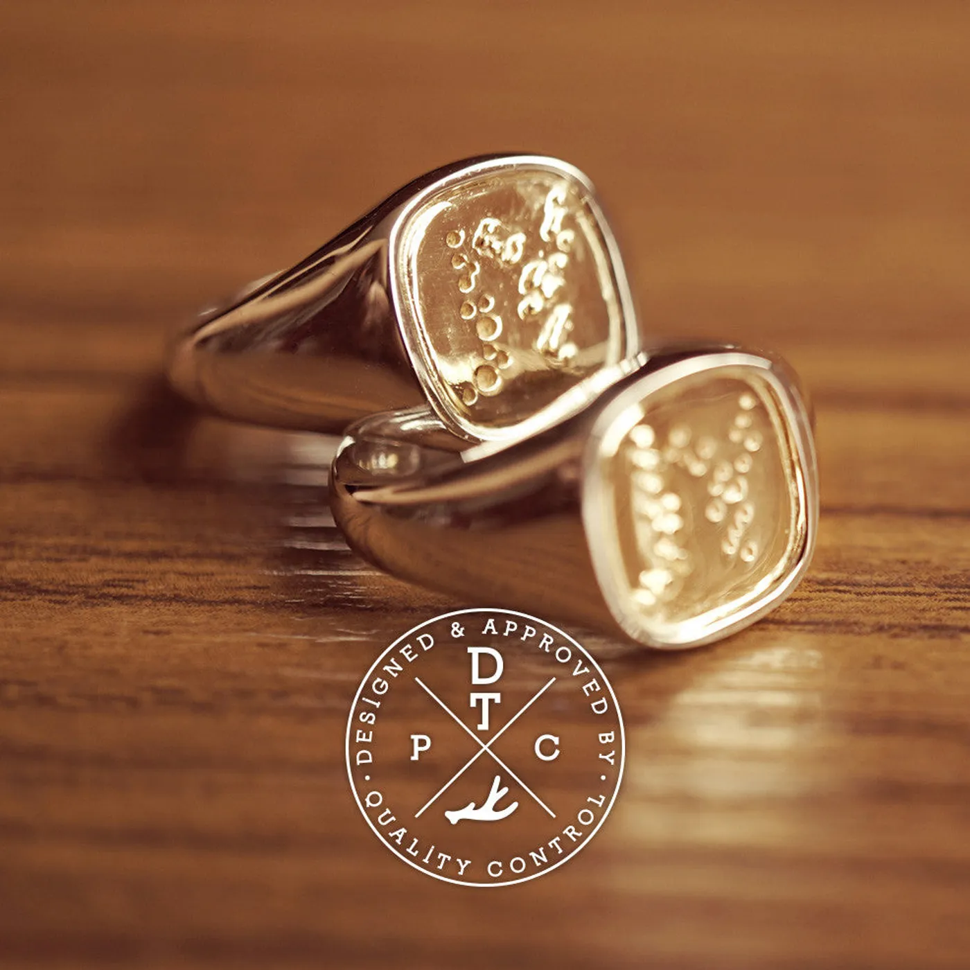 14k White & Yellow Gold Wedding Band — view 7