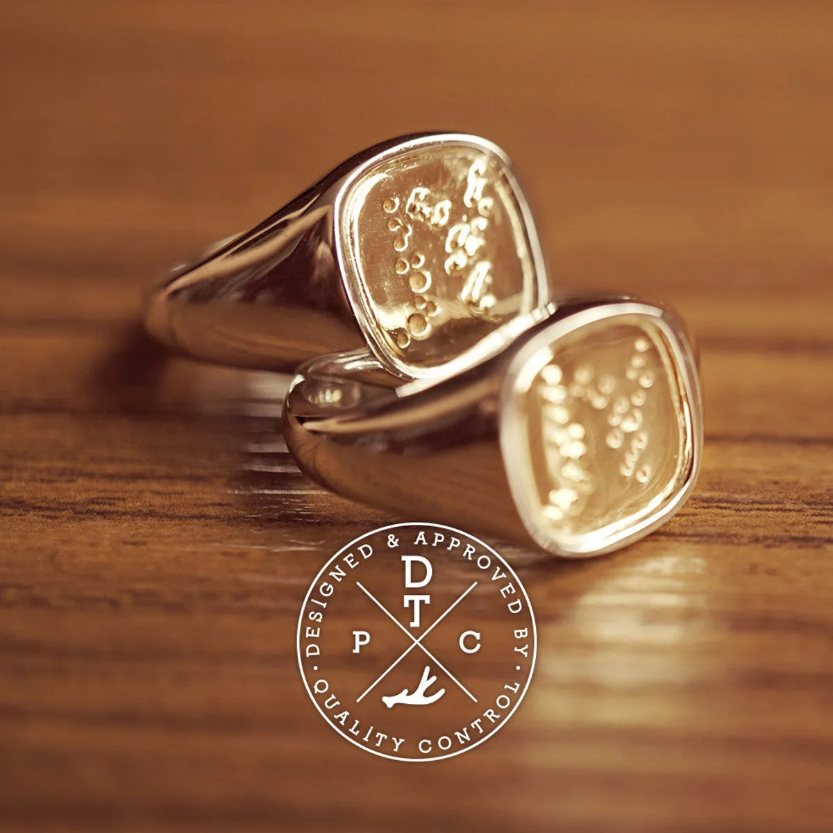 14k White & Yellow Gold Wedding Band — 7