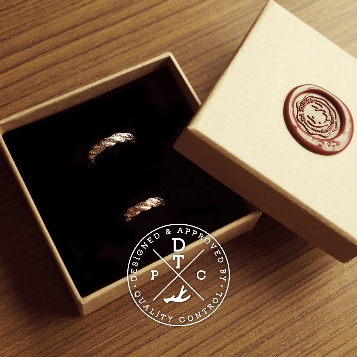 925 Silver & Rose Gold Bind Rings — 5