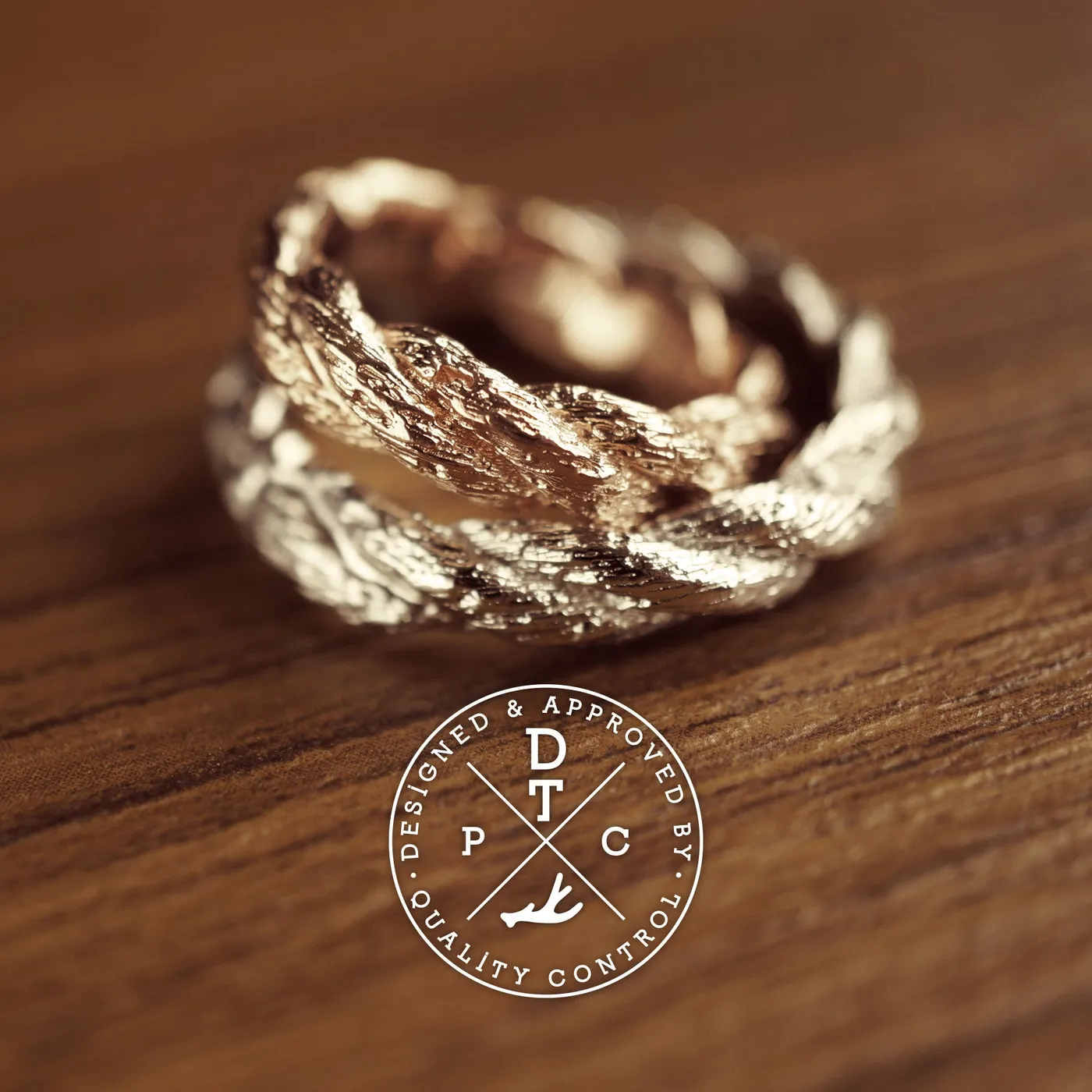 925 Silver & Rose Gold Bind Rings — view 6