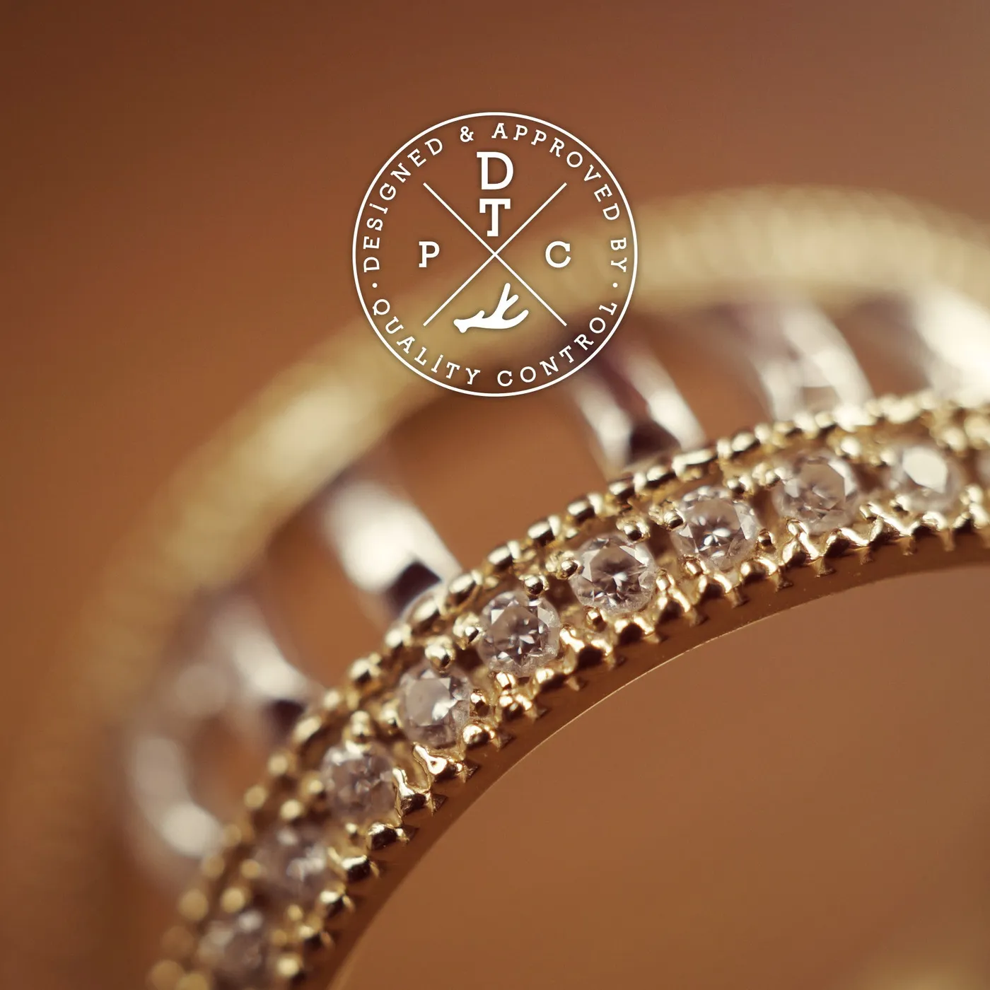 18k White & Yellow Gold Ring (Hidden Message) — view 3