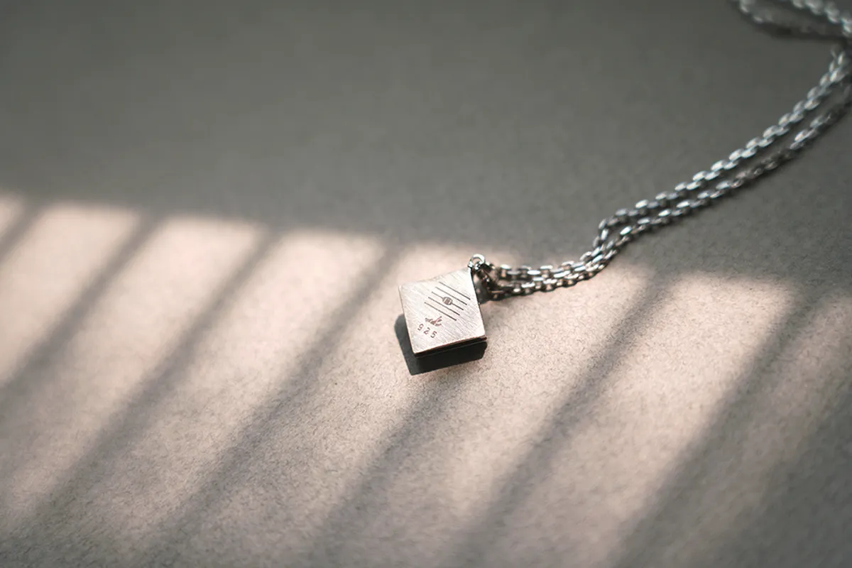 925 Silver Pendant & Necklace (Paino) — 3