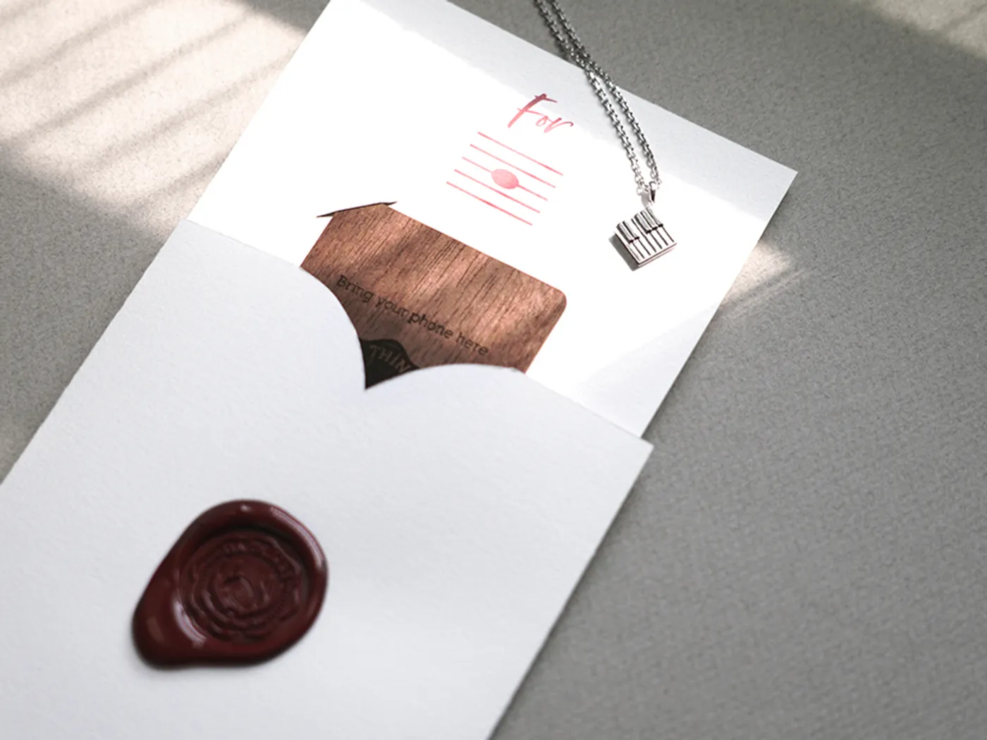 925 Silver Pendant & Necklace (Paino) — view 2