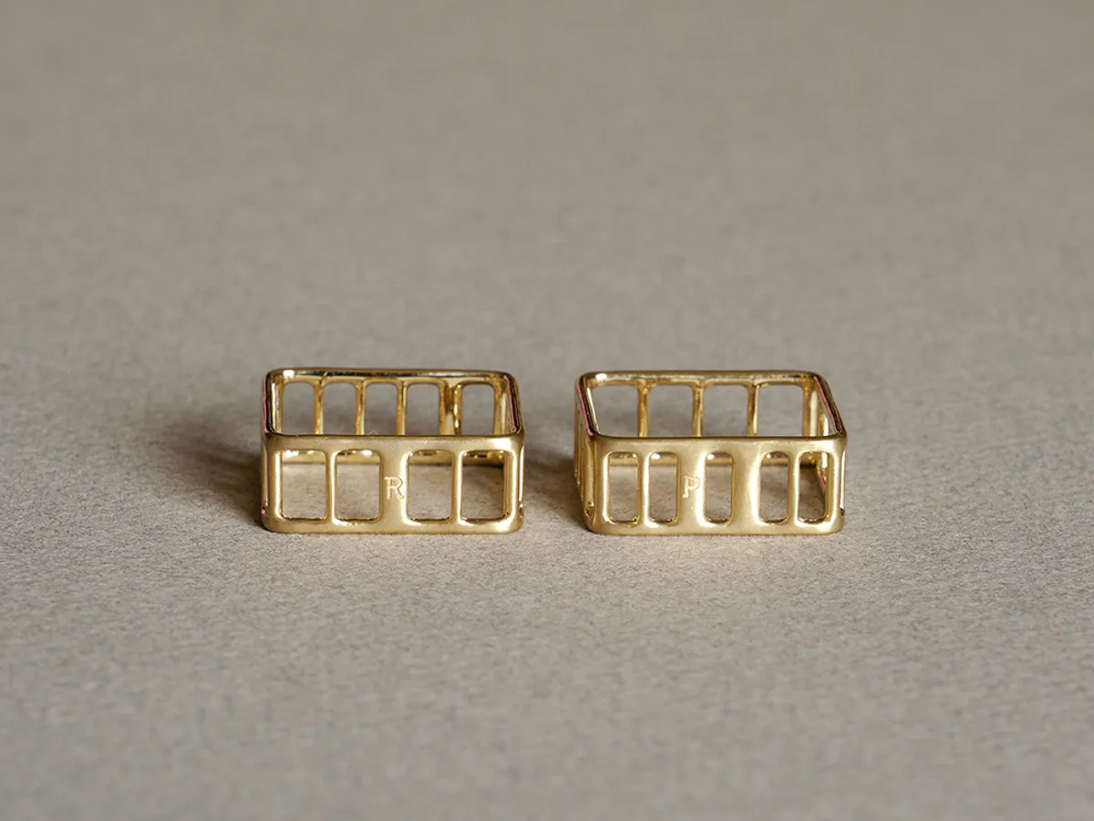 18k Yellow Gold Pendant Set — 4