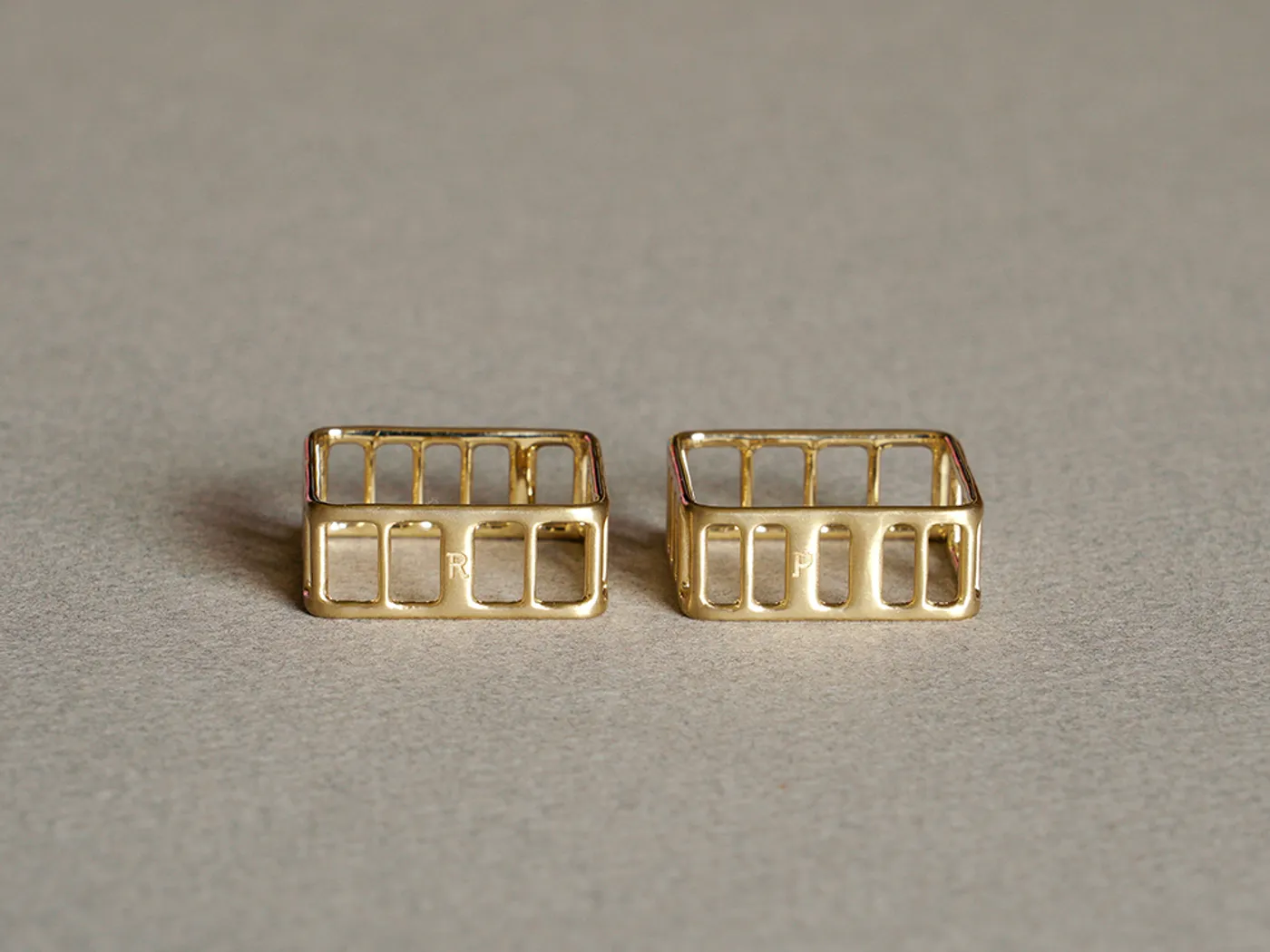 18k Yellow Gold Pendant Set — view 4