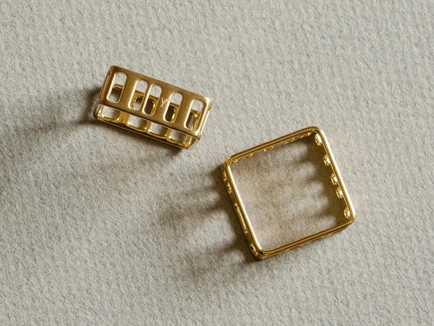 18k Yellow Gold Pendant Set — view 3