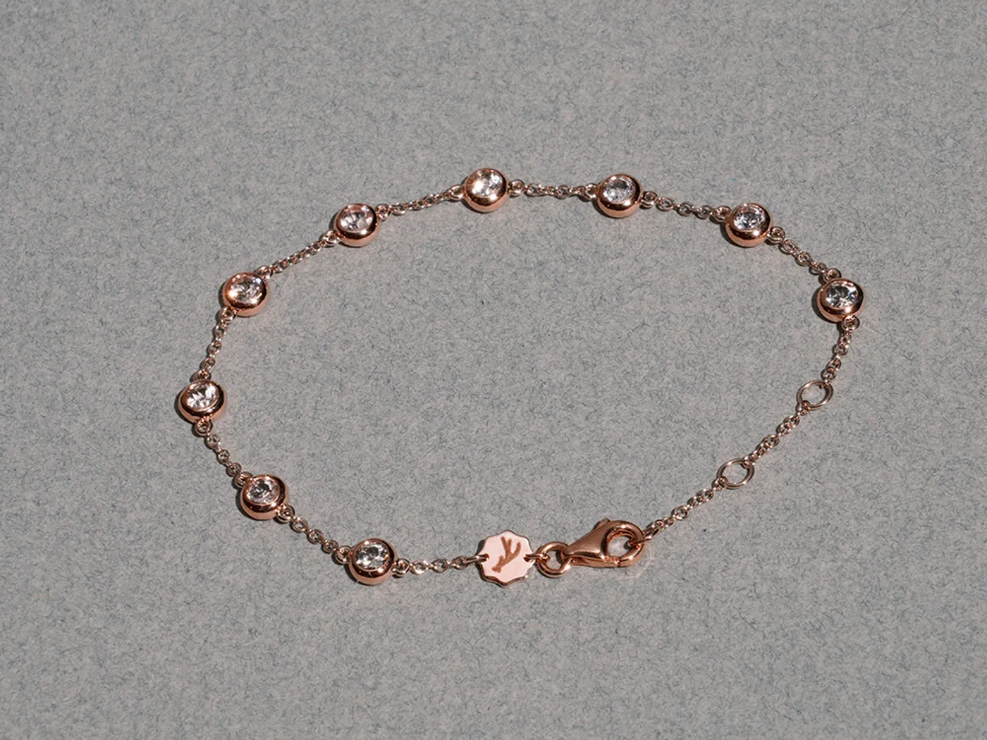 18k Rose Gold Bracelet (Morganite) — view 3