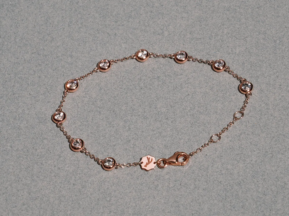 18k Rose Gold Bracelet (Morganite) — 3