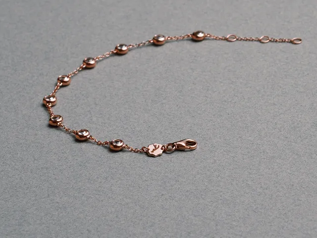 18k Rose Gold Bracelet (Morganite)