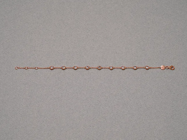 18k Rose Gold Bracelet (Morganite)