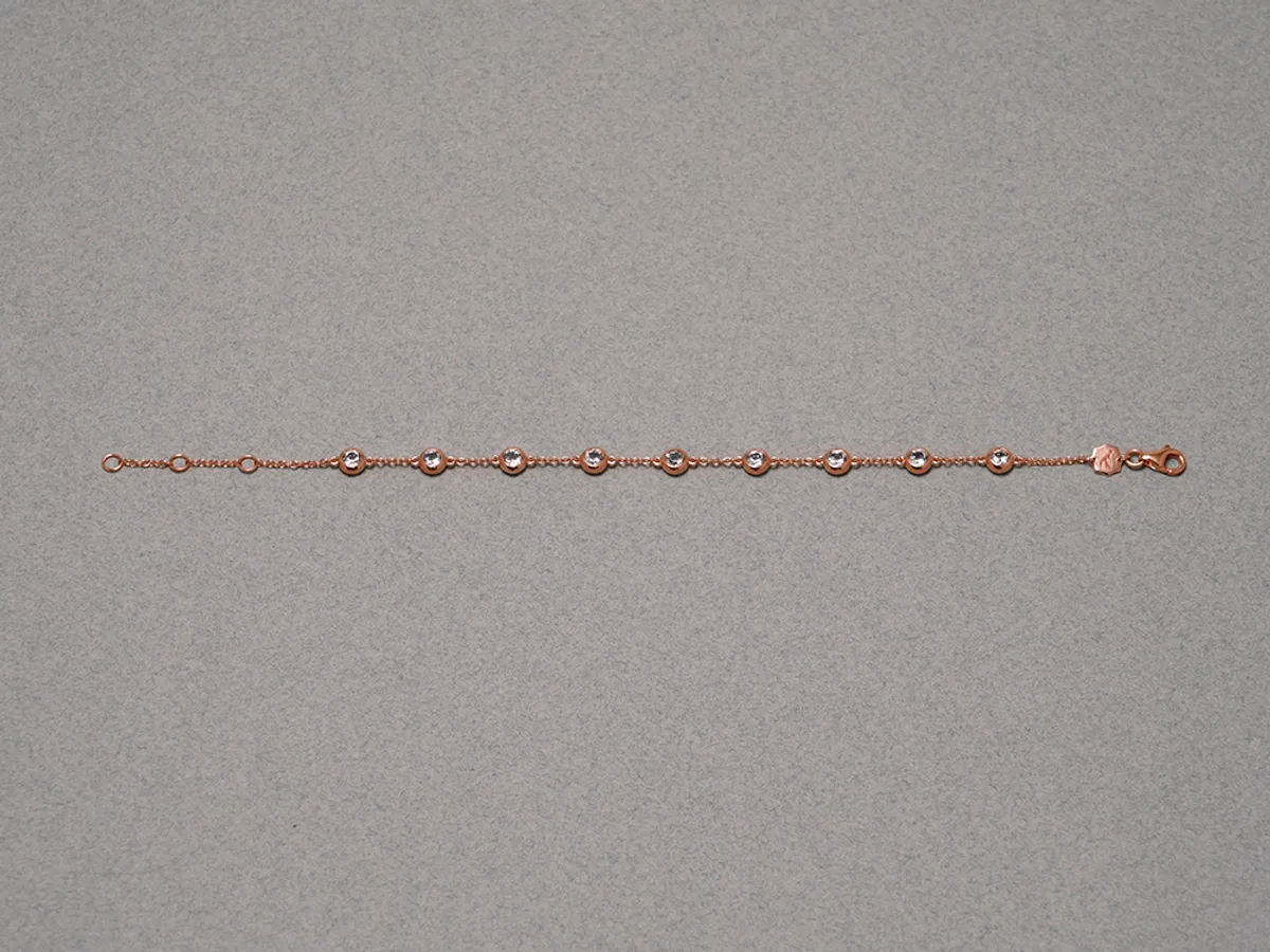 18k Rose Gold Bracelet (Morganite) — 1