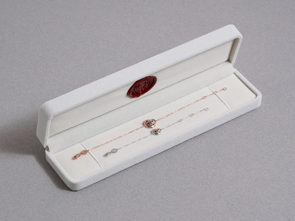18k White & Rose Gold Bracelet Set (Mother & Daughter Mouse Set) — 1