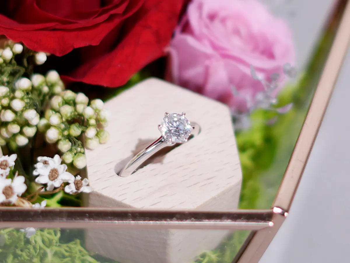PT Diamond Ring with GIA — 1