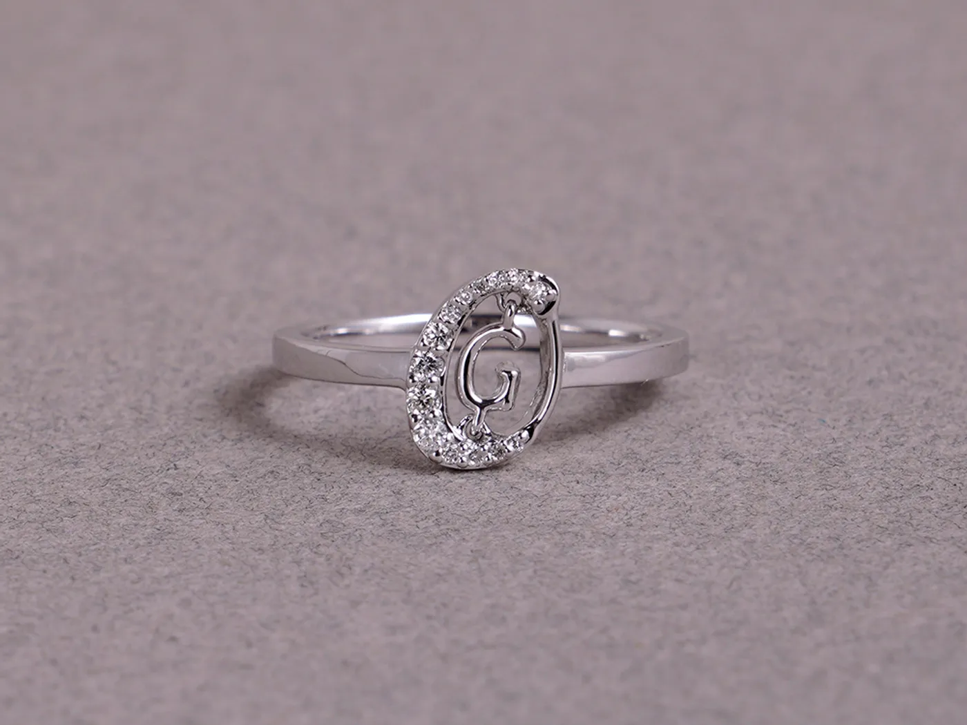18k White Gold Ring (CG) — view 3