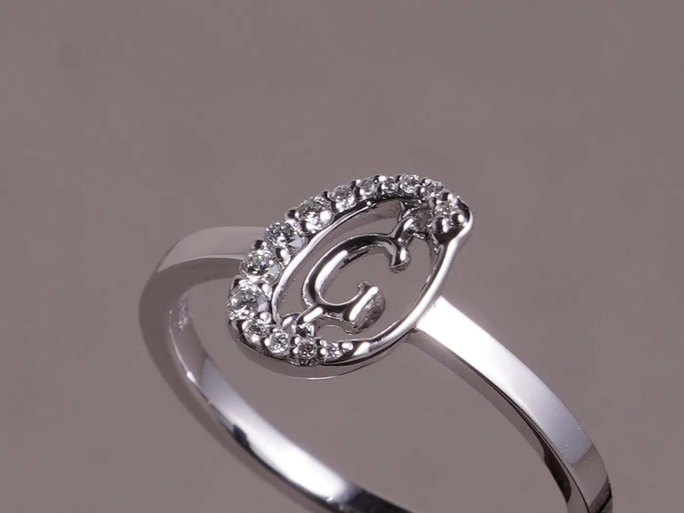 18k White Gold Ring (CG) — view 2