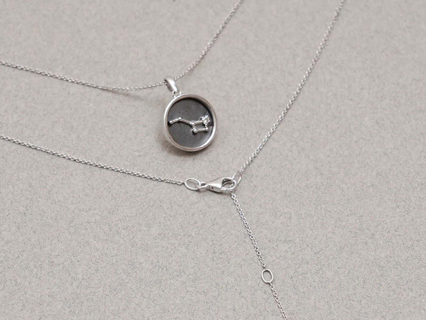 14k White Gold Earring & Pendant Set (Star) — view 2