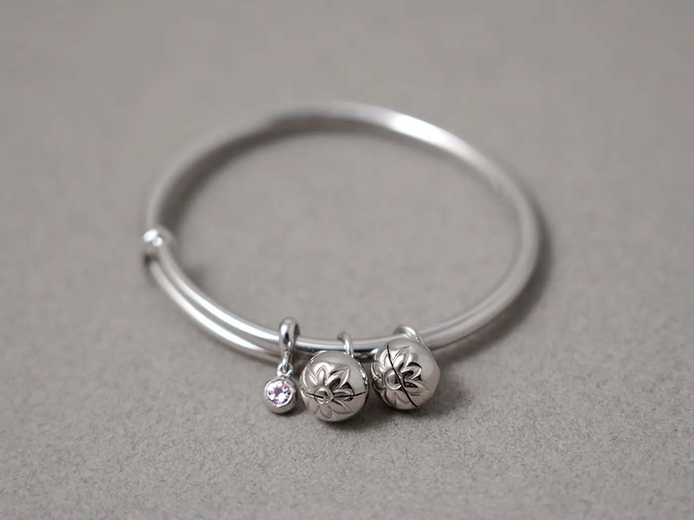 925 Silver Bangle (Baby Bangle) — view 2
