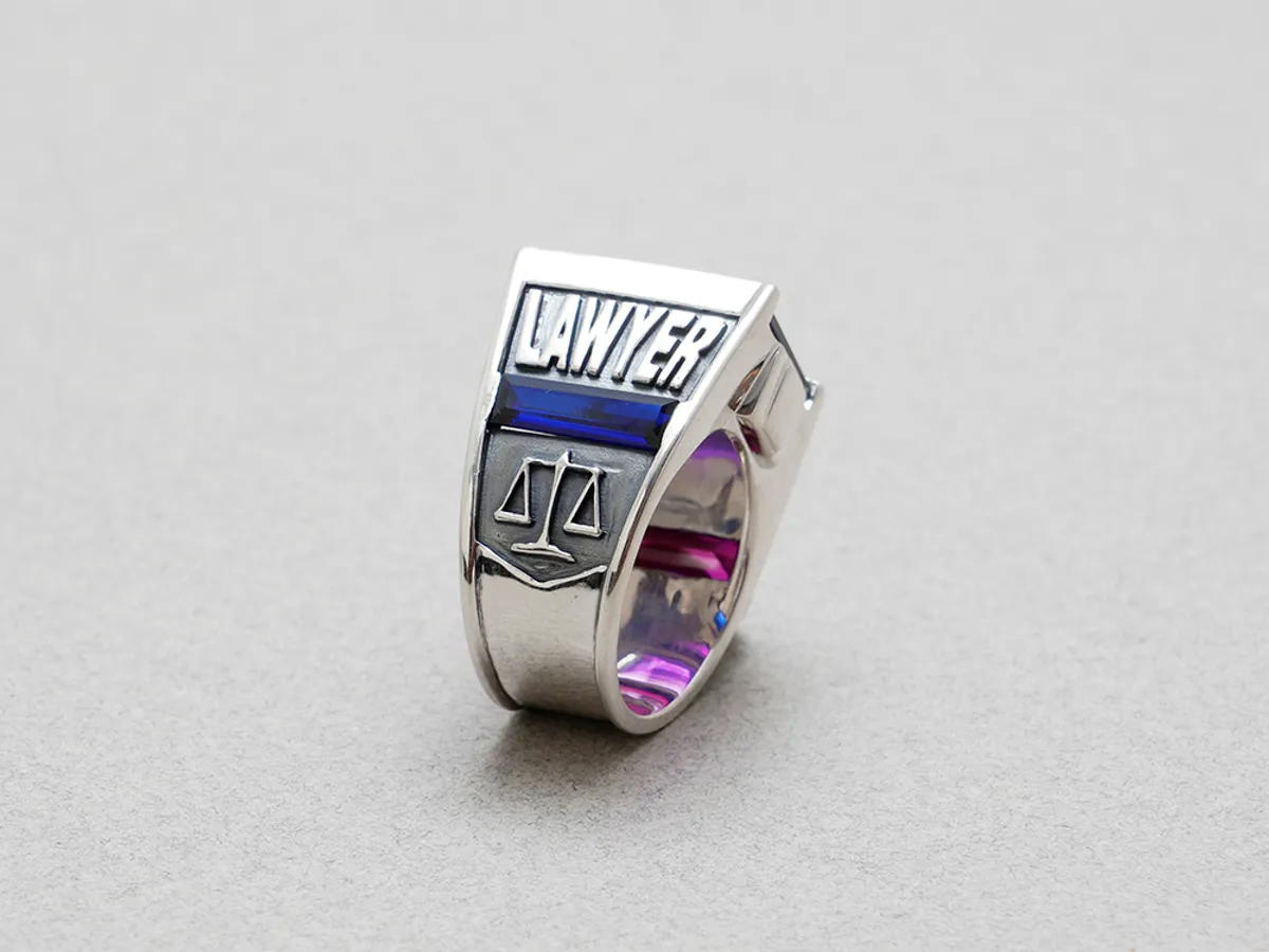 925 Silver Ring with Gems — 7