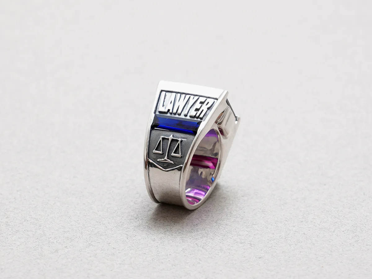 925 Silver Ring with Gems — 6