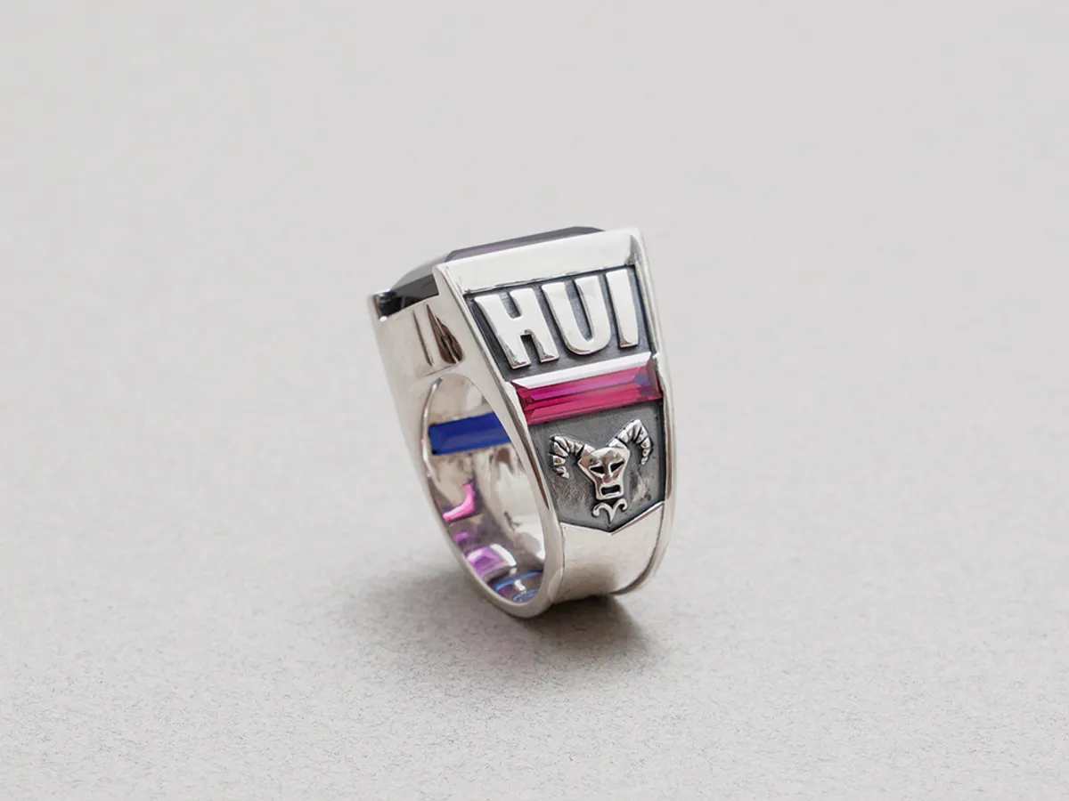 925 Silver Ring with Gems — 4