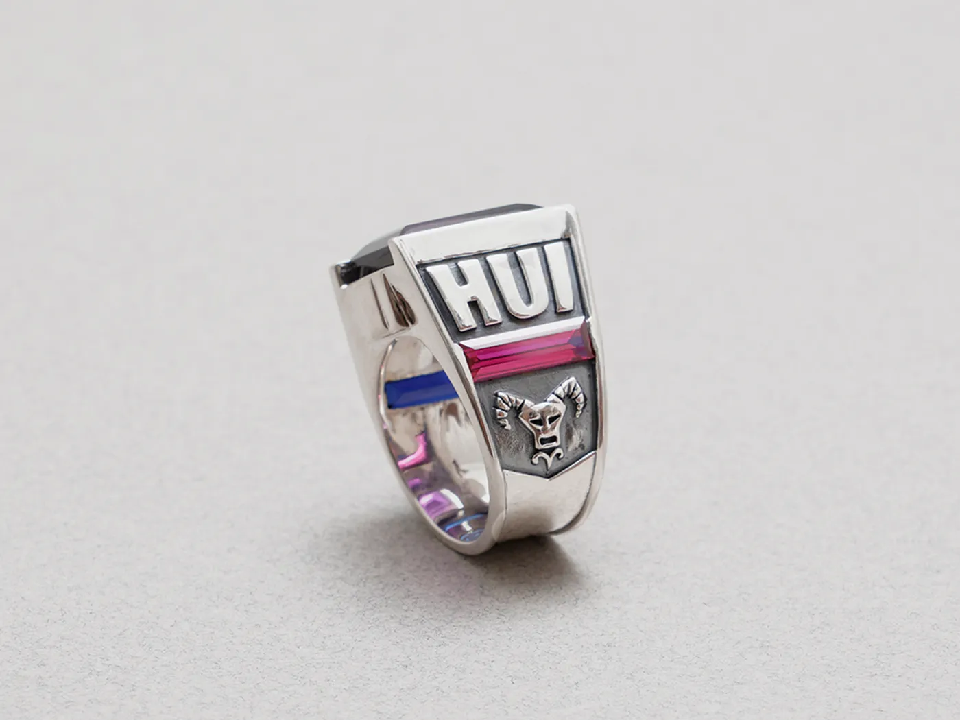 925 Silver Ring with Gems — view 4