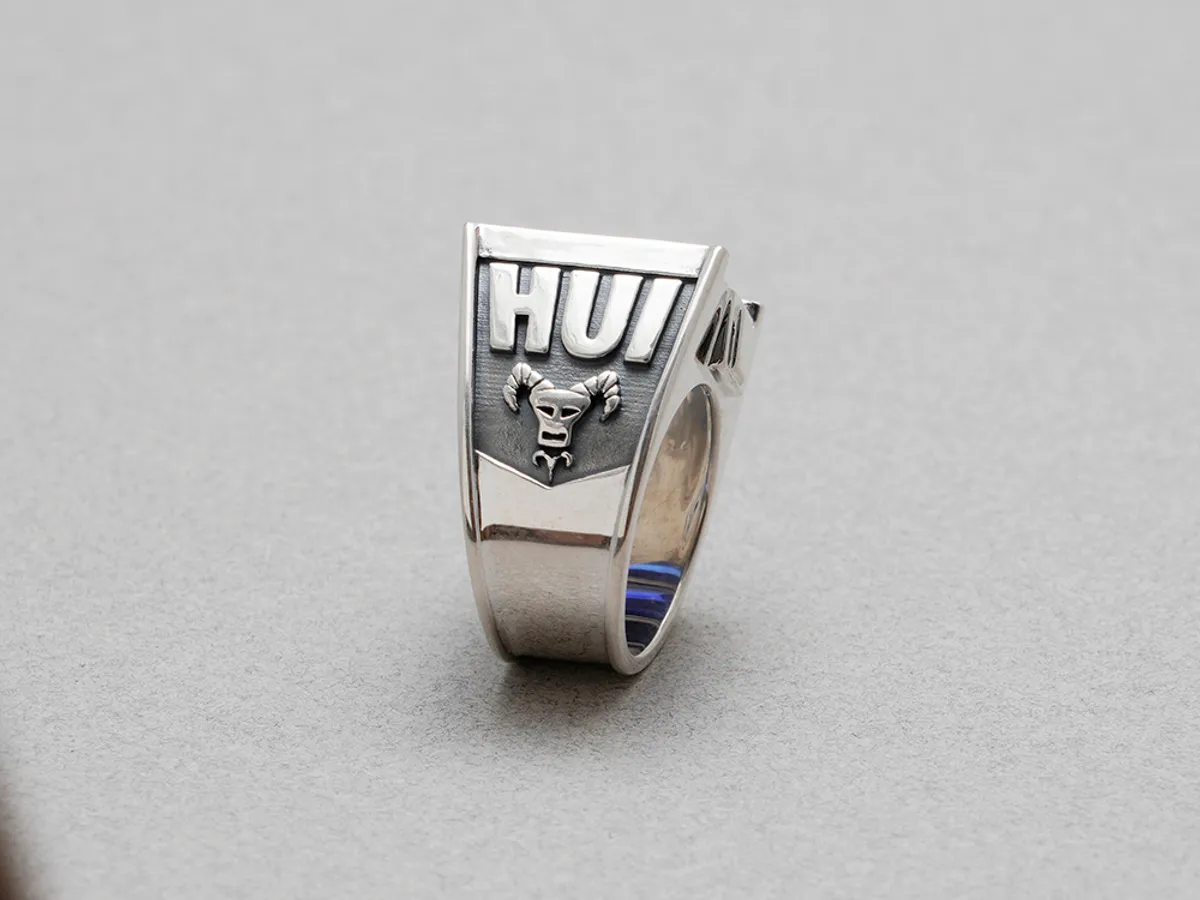 925 Silver Ring with Gems — 1