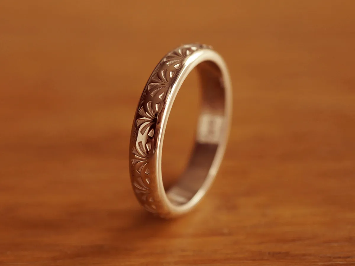 Sector Totem Wedding Band (Ring Set) — 12