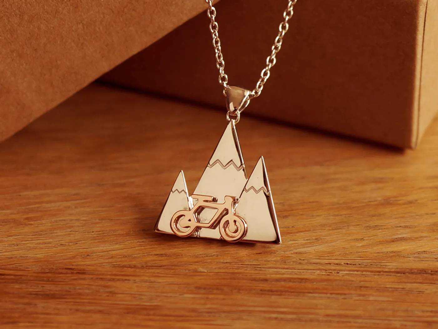 925 Silver Pendant (bicycle) — view 5