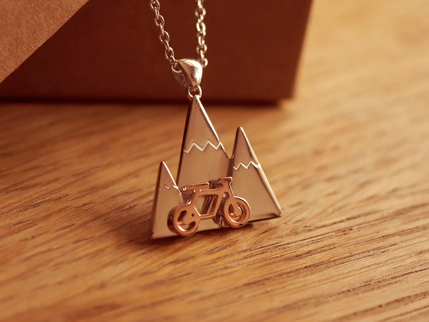 925 Silver Pendant (bicycle) — view 4