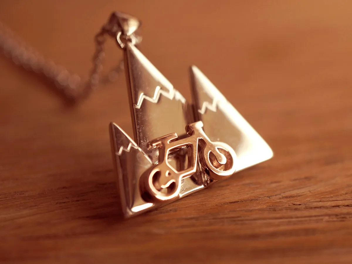 925 Silver Pendant (bicycle) — 3
