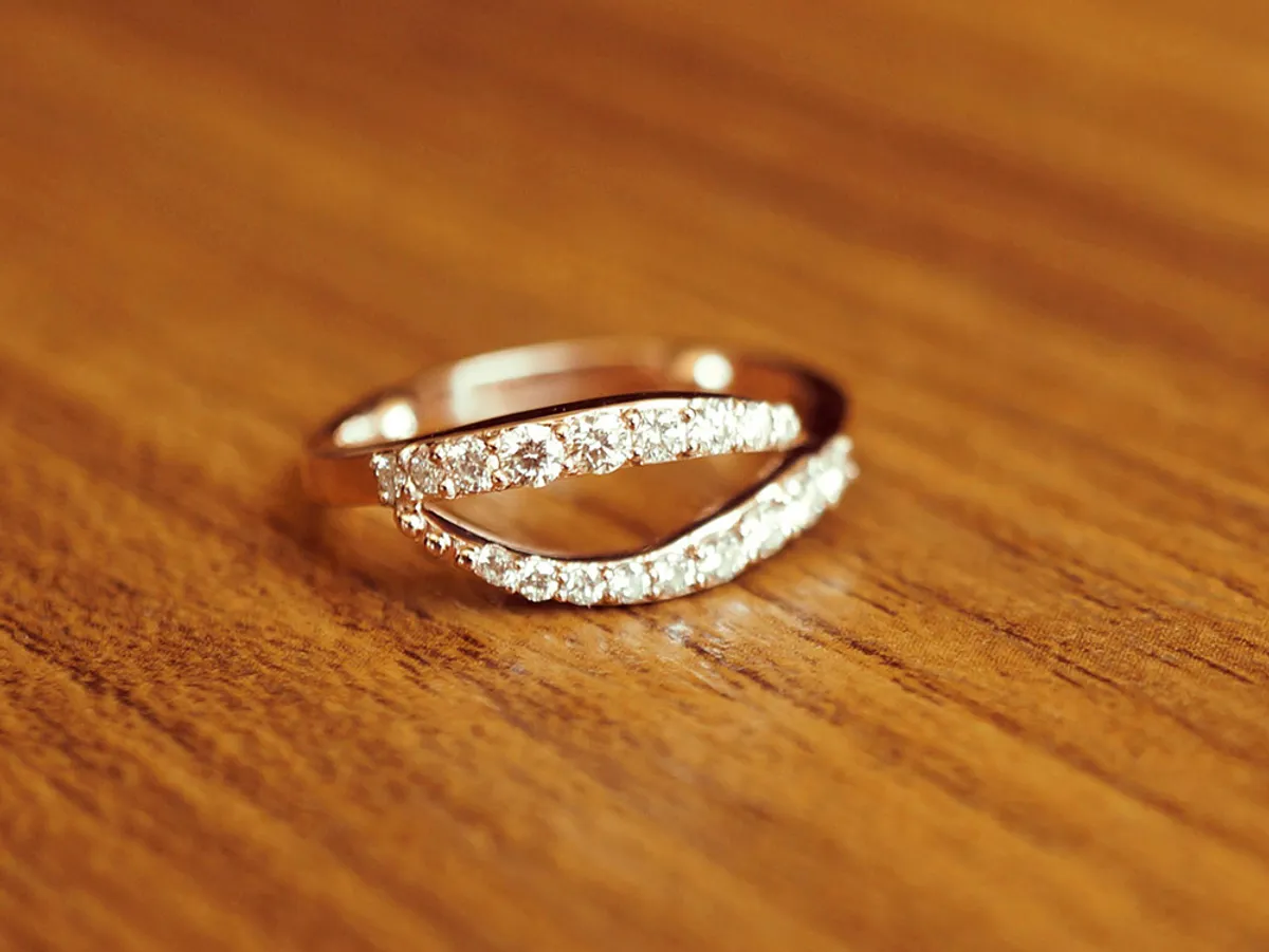 18k Rose Gold Ring — 7