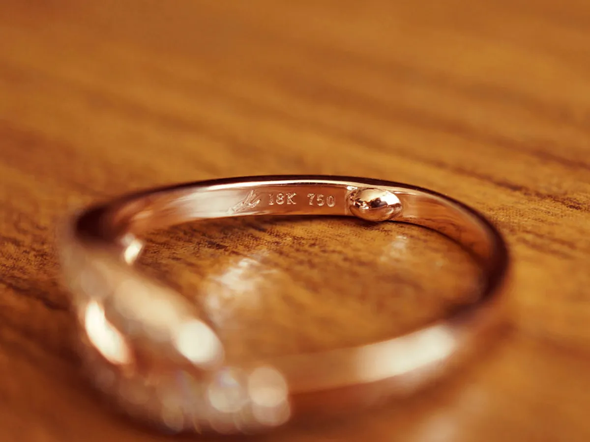 18k Rose Gold Ring — 6