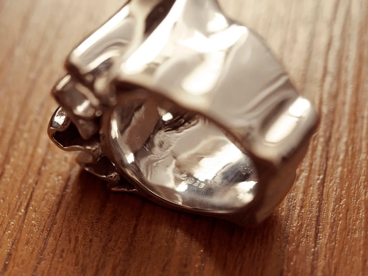 925 Silver RIng (Da Crease Ring) — 1