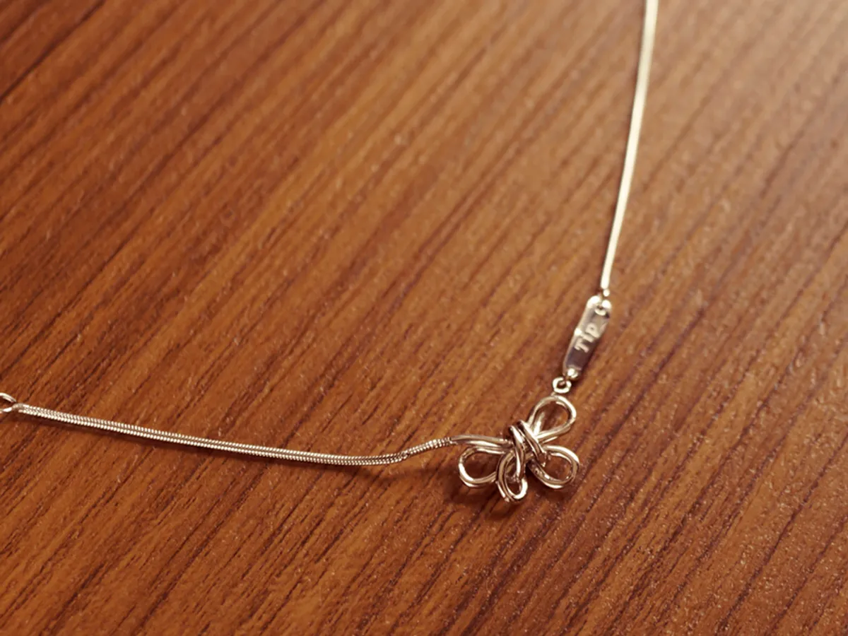 925 Silver Butterfly Bracelet — 4