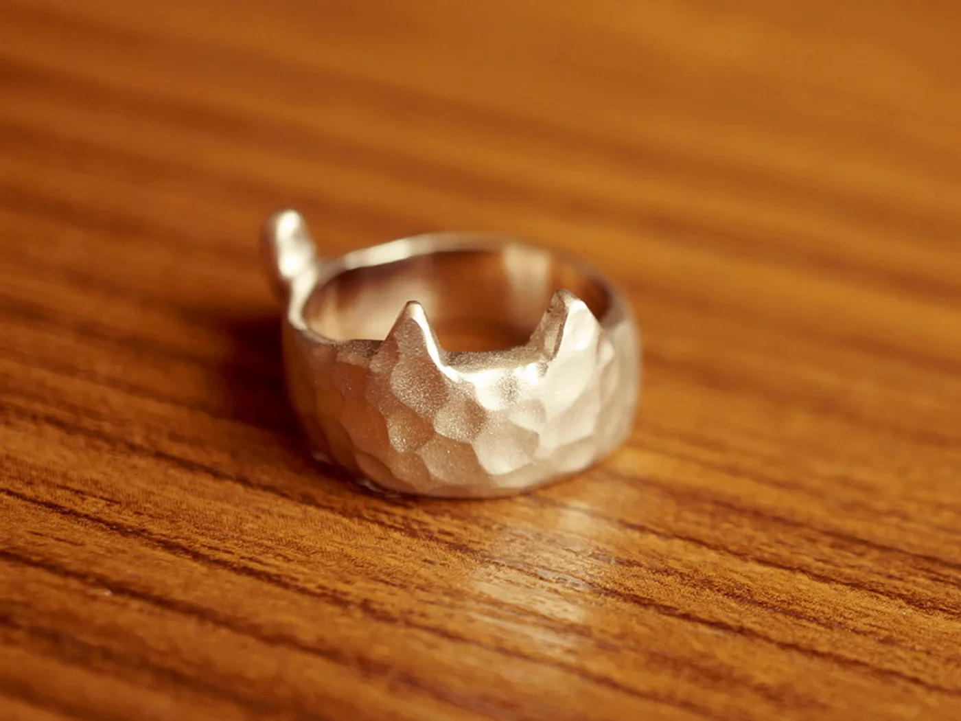 925 Silver Cat Ring — view 6