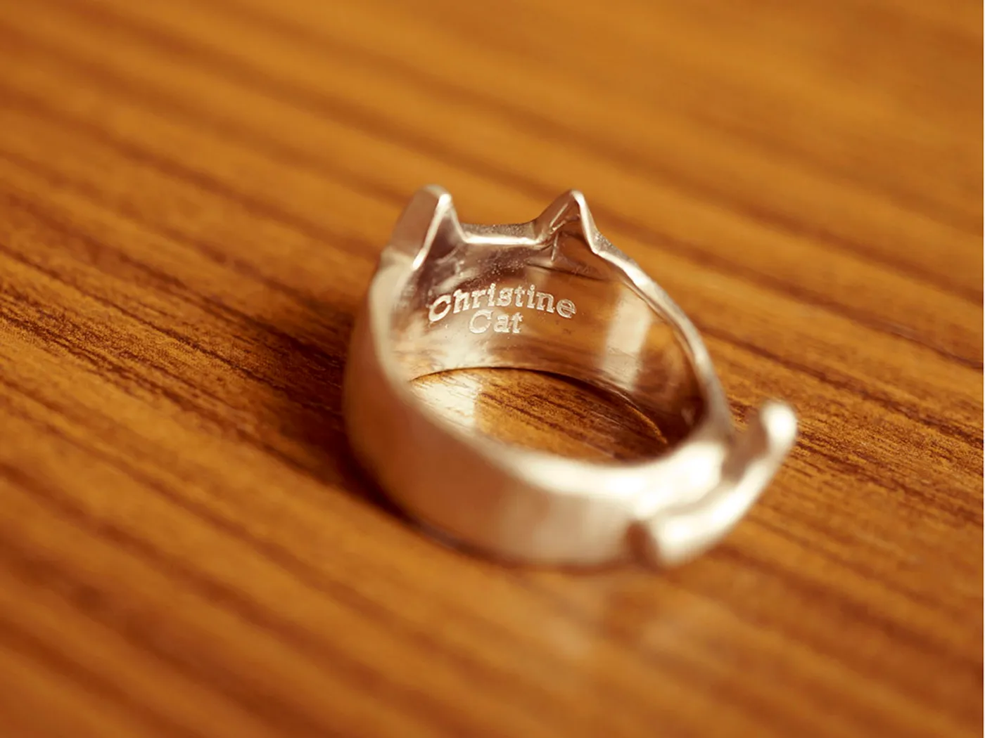 925 Silver Cat Ring — view 5