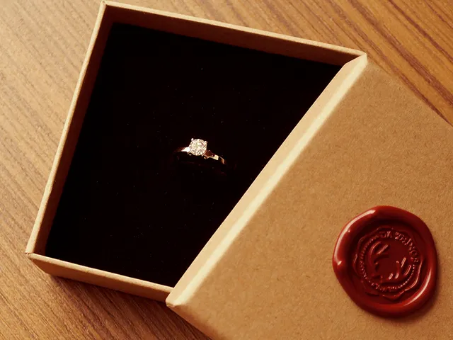 18k White Gold Diamond Ring (M)