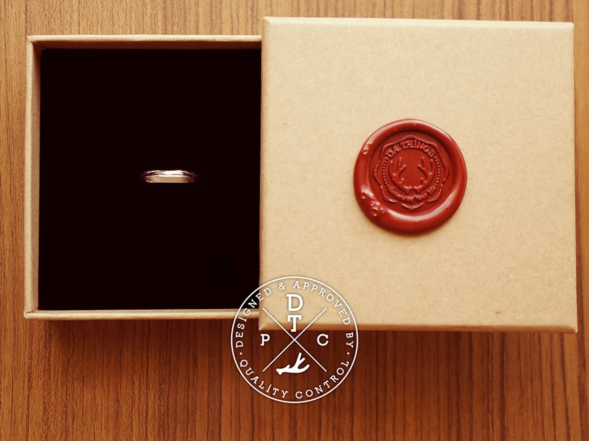 18k White Gold Ring — 1