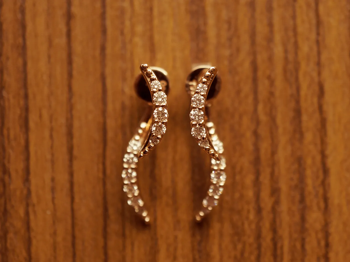 18k Rose Gold Earrings — view 4