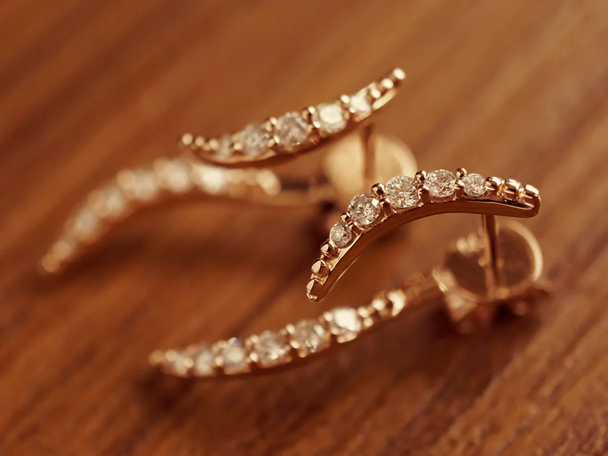 18k Rose Gold Earrings — 3