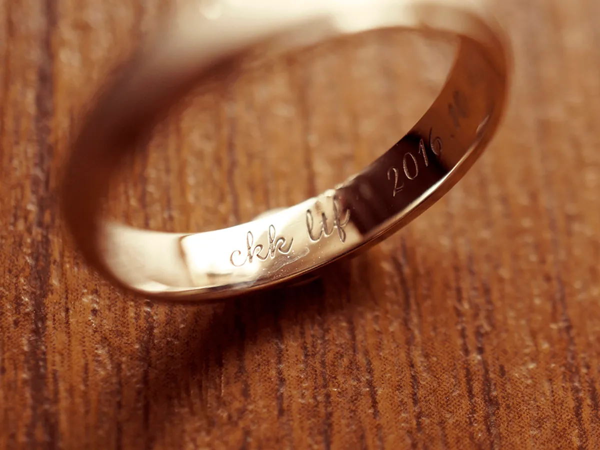 925 Silver Wedding Band — 1