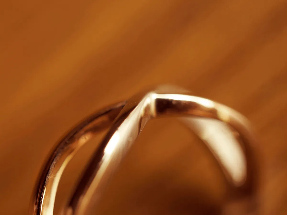 18k Rose Gold & 925 Silver Ring (Infinity) — 3