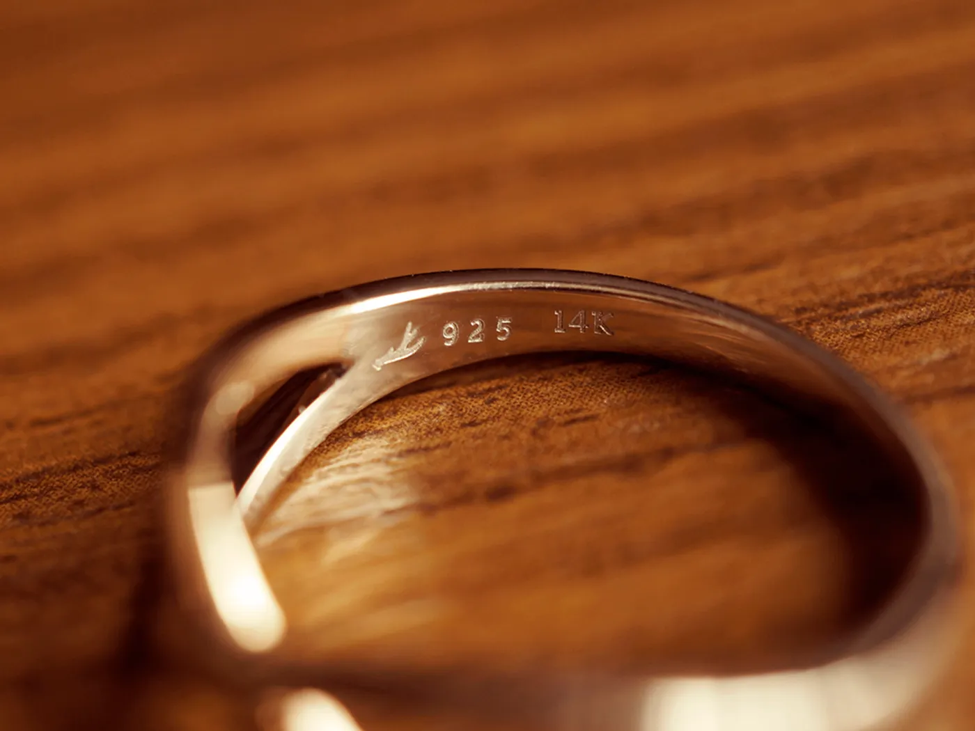 18k Rose Gold & 925 Silver Ring (Infinity) — view 2
