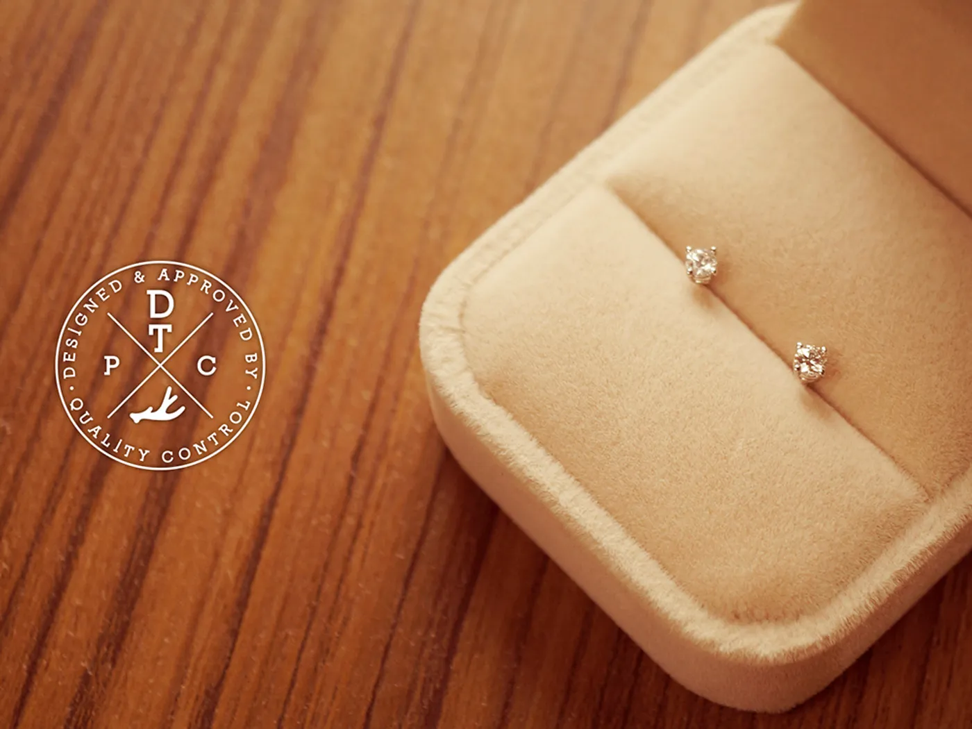 18k White Gold Earrings — view 2